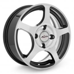 X`trike X-103 5.5x14 PCD4x100 ET35 DIA 67.1  BK/FP Полировка